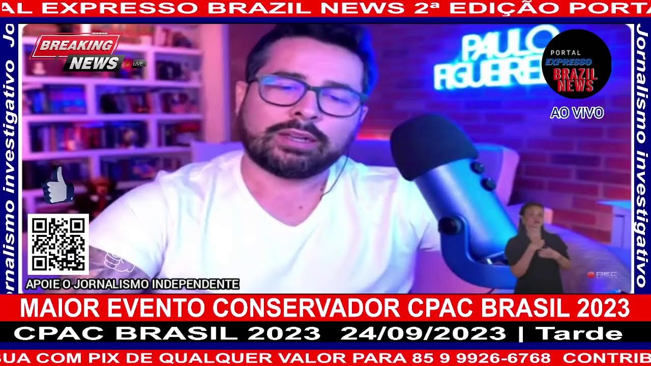 AO VIVO: O MAIOR EVENTO CONSERVADOR DO MUNDO! 24/09/2023 | Tarde - YouTube