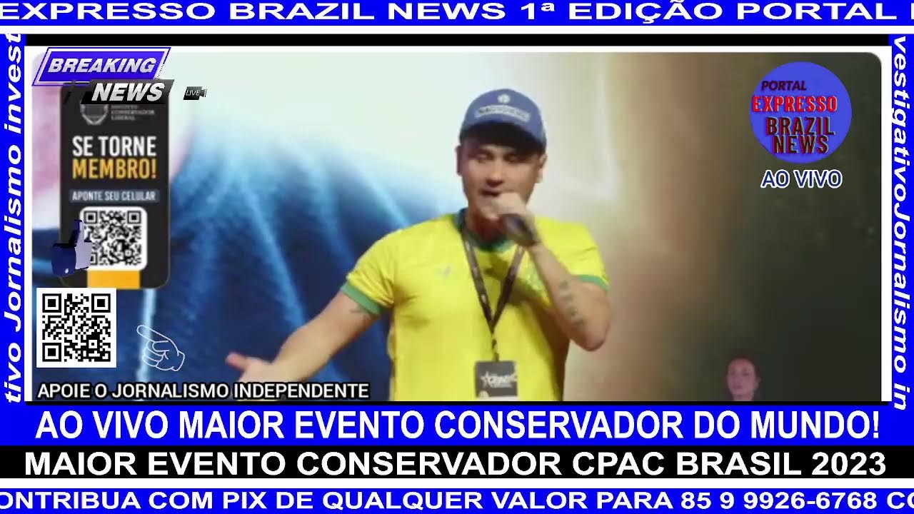 AO VIVO: O MAIOR EVENTO CONSERVADOR DO MUNDO! - YouTube