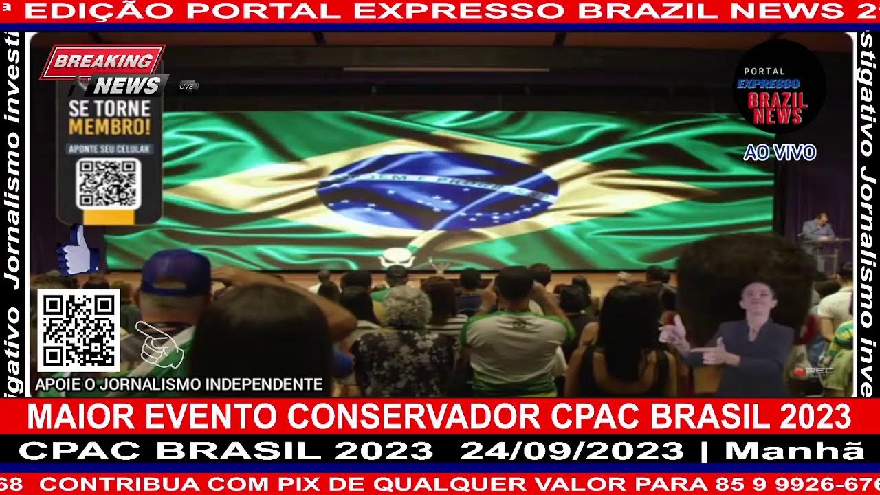 AO VIVO: O MAIOR EVENTO CONSERVADOR DO MUNDO! 24/09/2023 | Manhã - YouTube