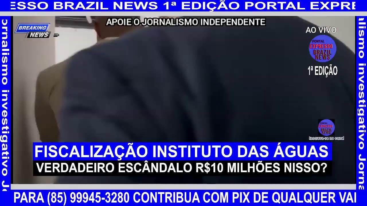 FISCALIZAÇÃO INSTITUTO DAS ÁGUAS, VERDADEIRO ESCÂNDALO R$10 MILHÕES NISSO? - YouTube