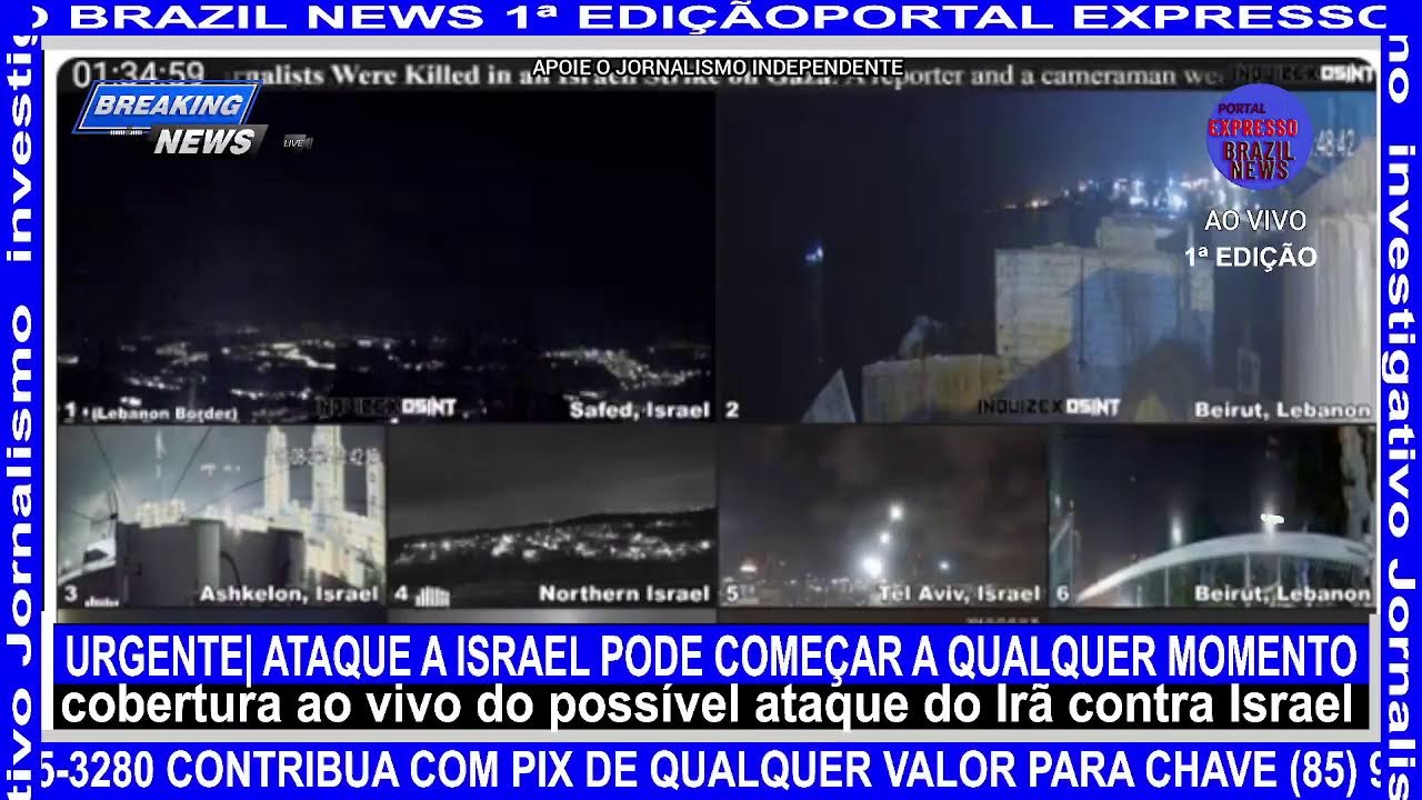 ? #BREAKING- AO VIVO - URGENTE: Irã Pode Bombardear Israel a Qualquer Momento - YouTube